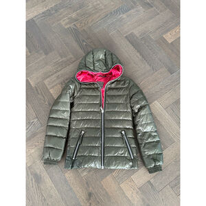 Women's Duvetica Puffer Jacket Size 42 Green